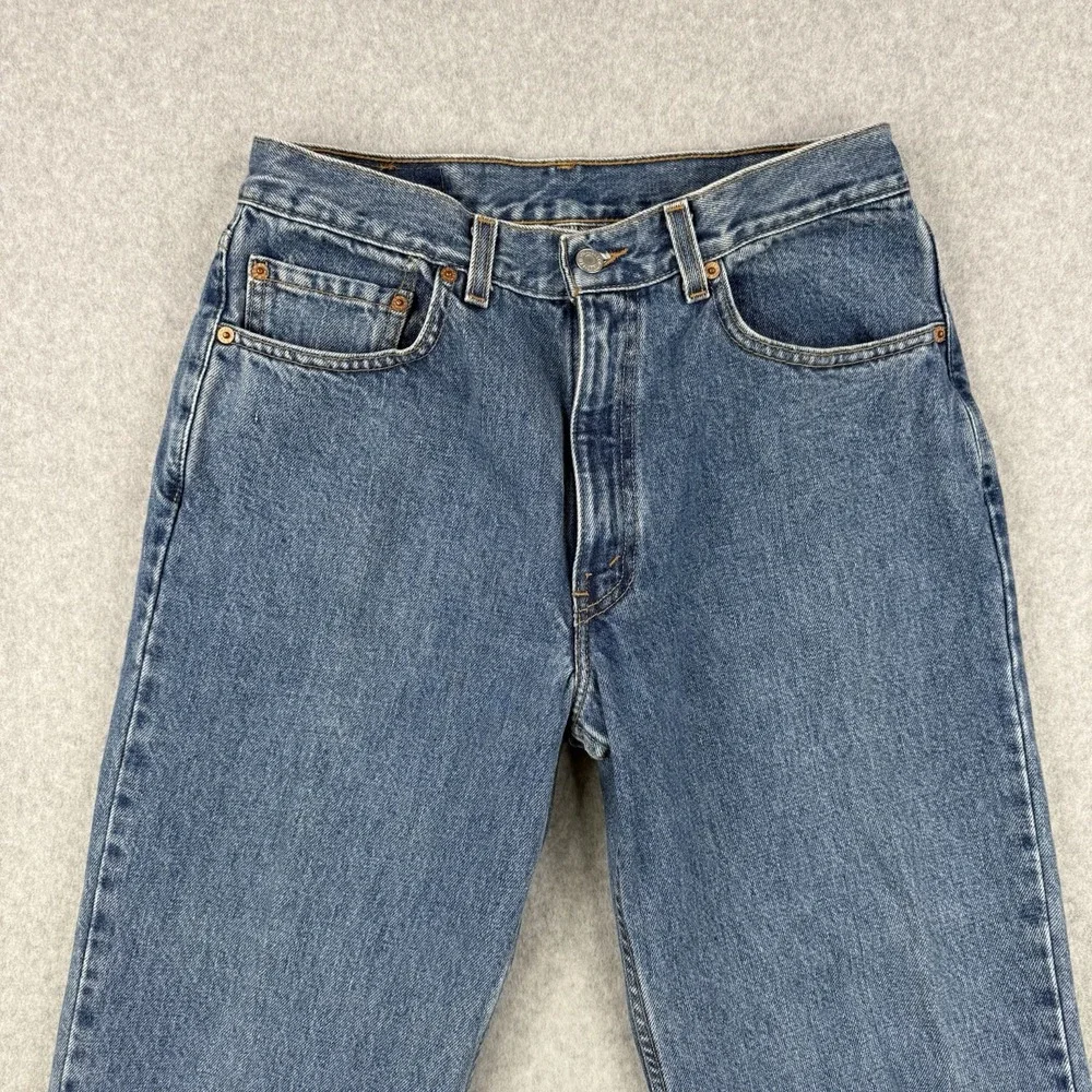 Vintage Levis Jeans Mens‎ 34x32 (Fits 34x30) Blue 550 Tapered Y2K Made In USA